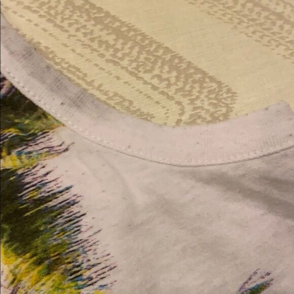 Chaser White with Palm Tree Racerback Tank Top. - Picture 5 of 6